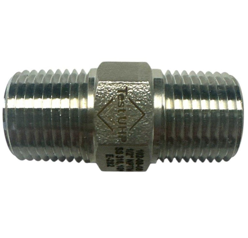 UHP-101-MALE NPT HEX NIPPLE