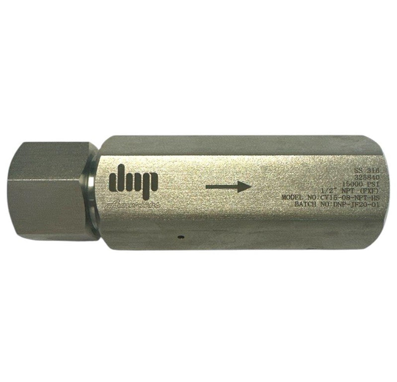 UHP-CV15K CHECK VALVE, FEMALE NPT – Go2